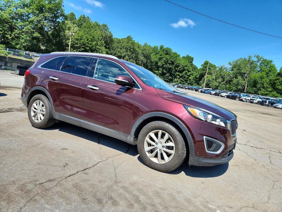 2018 Kia Sorento VIN 5XYPG4A57JG360549 COPART salvage auction — FRONT END, Ny - Mv-907A Salvage Certificate, sold $2,200 on 2026-07-14 (photo 4)