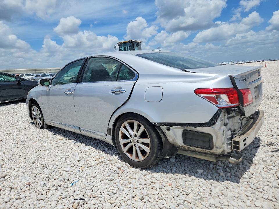 2011 Lexus Es 350 VIN JTHBK1EG9B2417590 COPART salvage auction — SIDE, TX - SALVAGE VEHICLE TITLE (P), sold $925 on 2026-07-23 (photo 2)