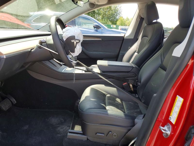 2023 Tesla Model y VIN 7SAYGDEE8PF674535 COPART salvage auction — FRONT END, WA - BILL OF SALE, sold $6,700 on 2026-07-27 (photo 7)