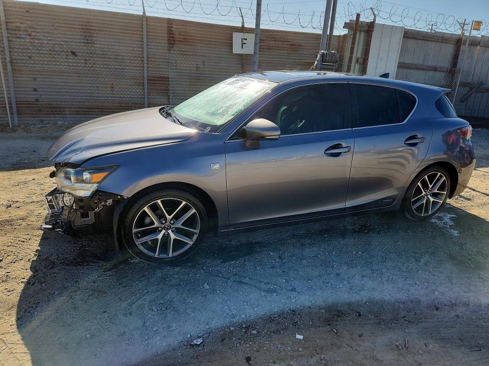 2015 Lexus Ct VIN JTHKD5BH0F2226113 COPART salvage auction — FRONT END, Salvage Title, sold $3,050 on 2026-07-23 (photo 1)