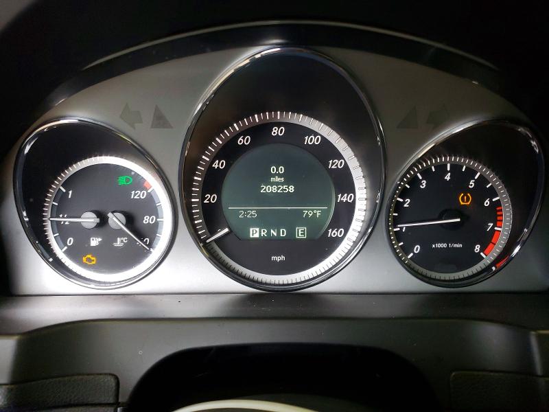 2011 Mercedes-benz C class VIN WDDGF8BB9BF652597 COPART salvage auction — SIDE, CT - CERT OF TITLE-SALVAGE, sold $600 on 2026-08-13 (photo 9)