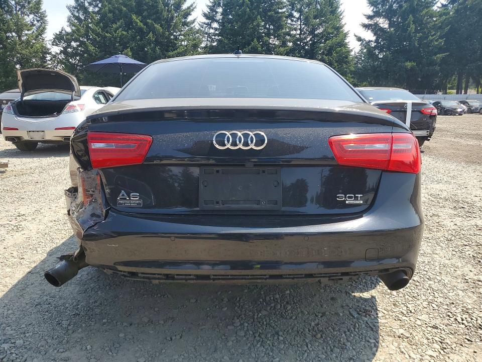 2014 Audi A6 VIN WAUHGAFC9EN085708 COPART salvage auction — REAR END, WA - BILL OF SALE, sold $2,750 on 2026-07-24 (photo 6)