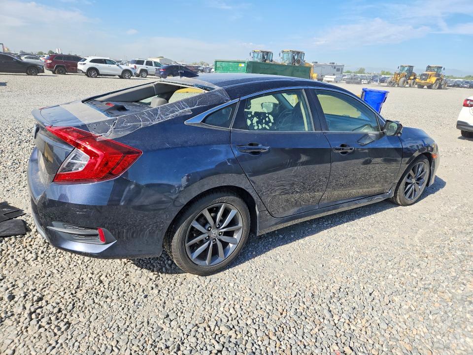 2019 Honda Civic VIN JHMFC1F7XKX011544 COPART salvage auction — HAIL, CO - CERTIFICATE OF TITLE (P), sold $275 on 2026-07-21 (photo 3)