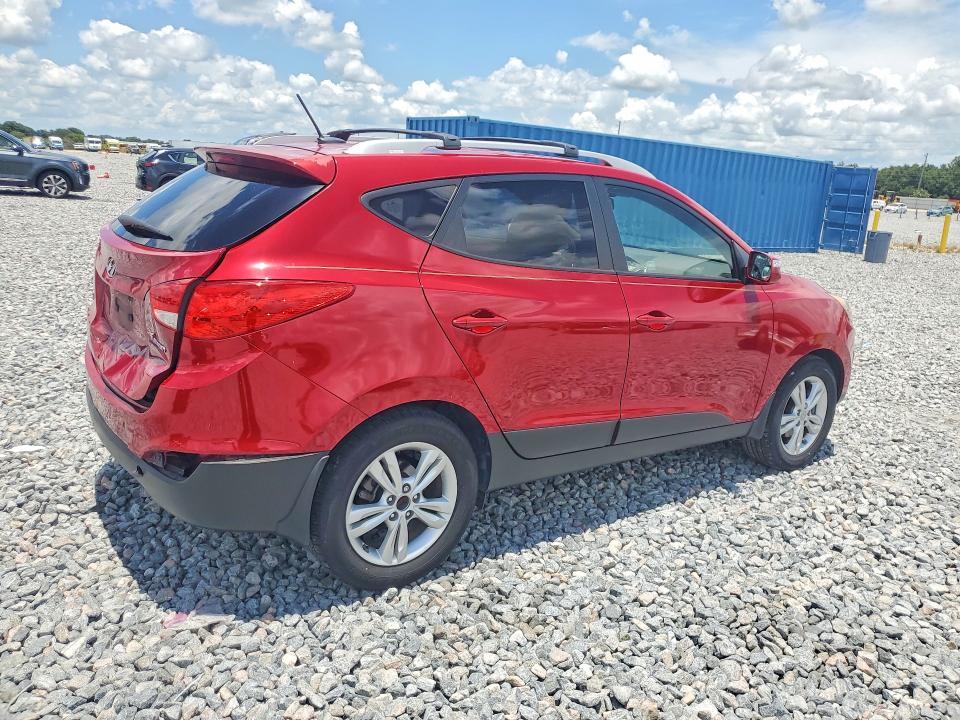 2013 Hyundai Tucson VIN KM8JU3AC6DU689572 COPART salvage auction — REAR END, FL - CERT OF TITLE SLVG REBUILDABLE, sold $2,350 on 2026-07-17 (photo 3)