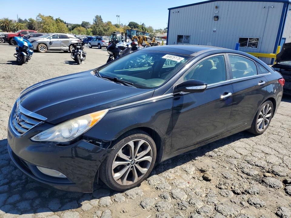 2013 Hyundai Sonata VIN 5NPEC4AB7DH805507 COPART salvage auction — FRONT END, Ca - Salvage Certificate, sold $750 on 2026-07-31 (photo 1)