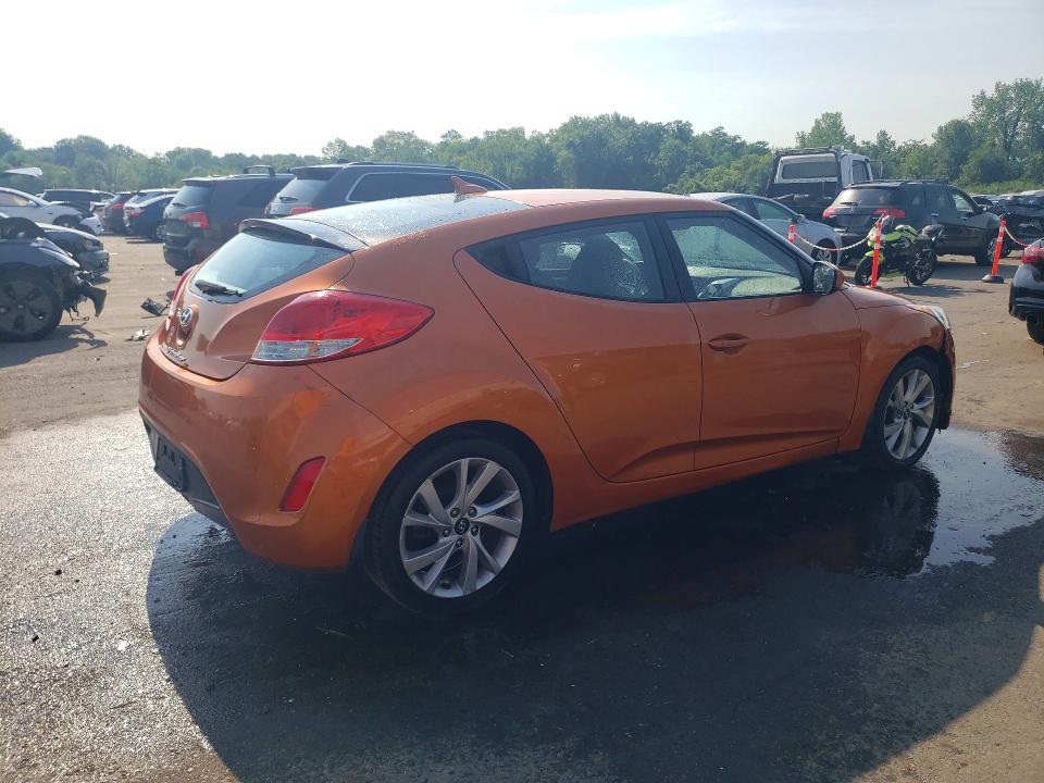 2016 Hyundai Veloster VIN KMHTC6AD5GU252995 COPART salvage auction — FRONT END, Ct - Cert Of Title-Salvage, sold $475 on 2026-07-24 (photo 3)