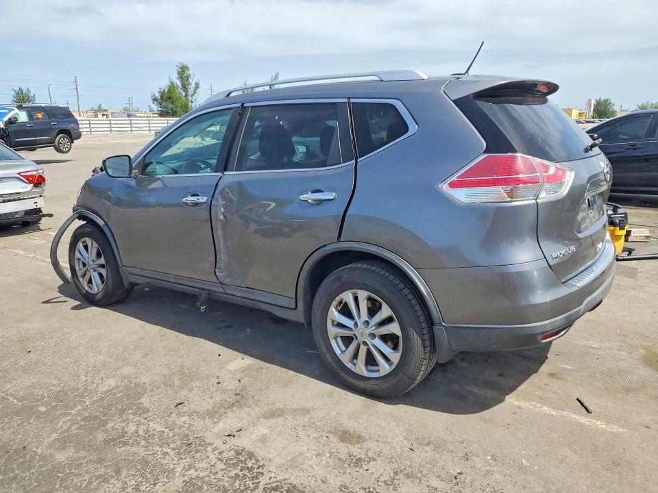 2016 Nissan Rogue VIN KNMAT2MV9GP678096 COPART salvage auction — FRONT END, FL - CERT OF TITLE SLVG REBUILDABLE, sold $400 on 2026-07-29 (photo 2)