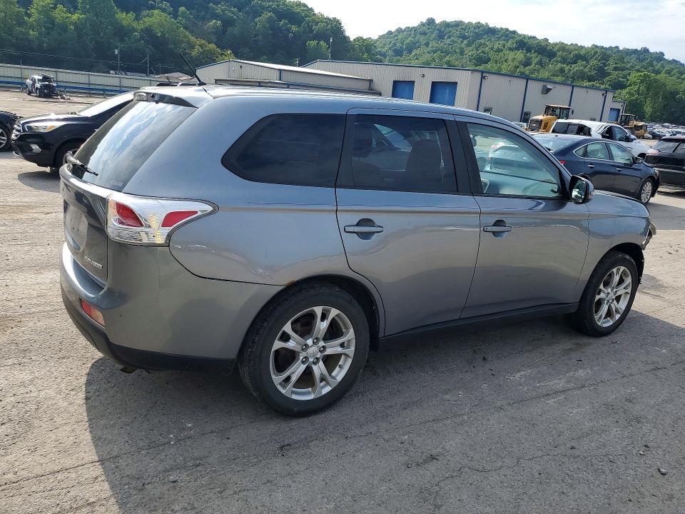 2014 Mitsubishi Outlander VIN JA4AZ3A37EZ009781 COPART salvage auction — FRONT END, Pa - Certificate Of Salvage, sold $100 on 2026-07-23 (photo 3)