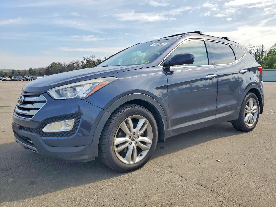 2013 Hyundai Santa fe VIN 5XYZUDLA4DG074450 COPART salvage auction — FRONT END, Ny - Mv-907A Salvage Certificate, sold $2,250 on 2026-07-22 (photo 1)