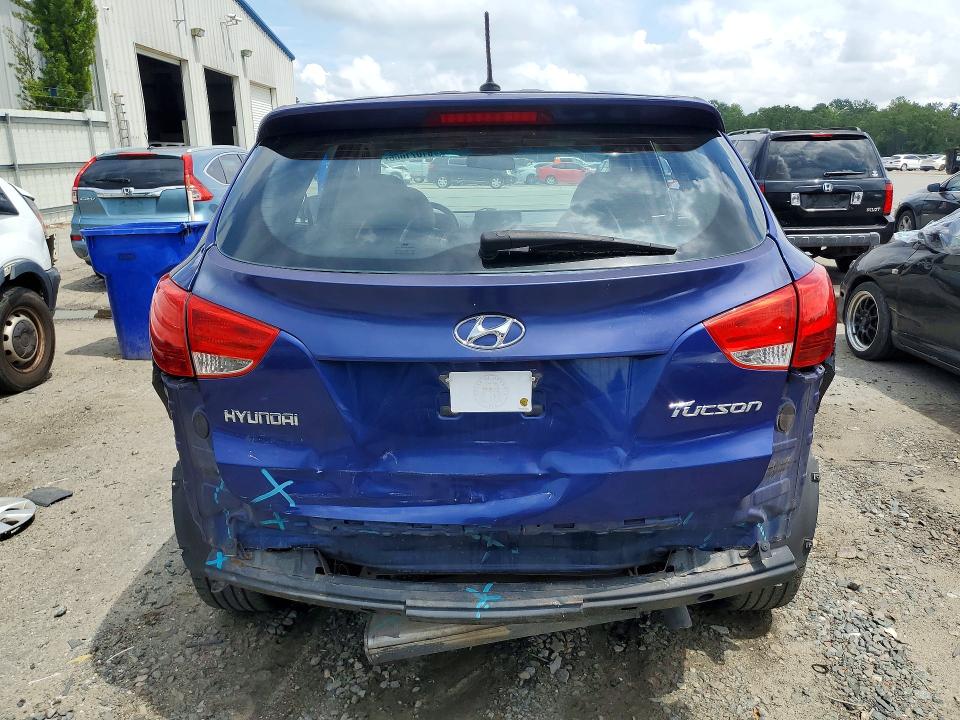 2011 Hyundai Tucson VIN KM8JT3AB6BU265199 COPART salvage auction — REAR END, GA - CERT OF TITLE-SALVAGE (P), sold $1,650 on 2026-07-20 (photo 6)