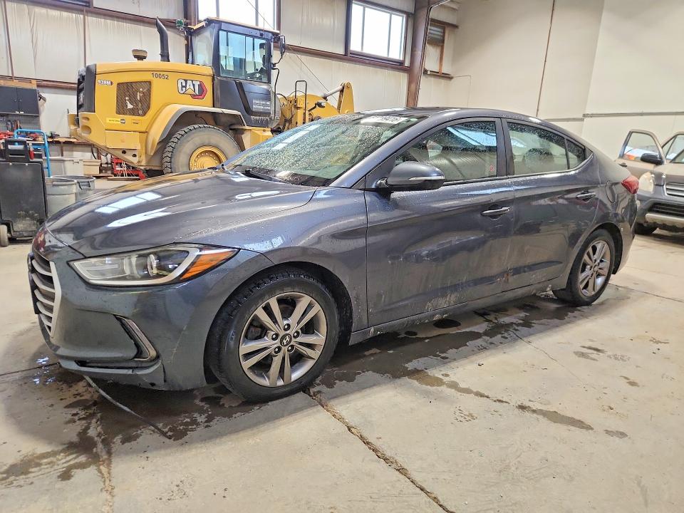 2018 Hyundai Elantra VIN KMHD84LFXJU448835 COPART salvage auction — SIDE, Ab - Bos - Active, sold $3,100 on 2026-07-23 (photo 1)