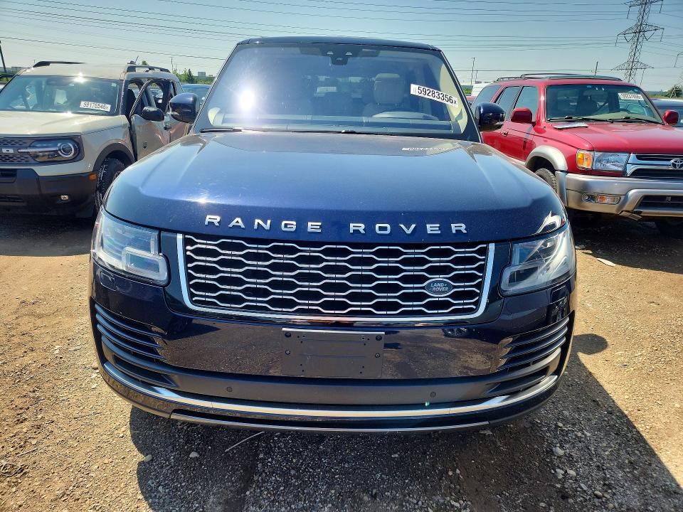 2022 Land rover RANGE ROVER VIN SALGS2RU9NA464151 COPART salvage auction — REAR END, Il - Salvage Certificate, sold $6,500 on 2026-07-28 (photo 5)