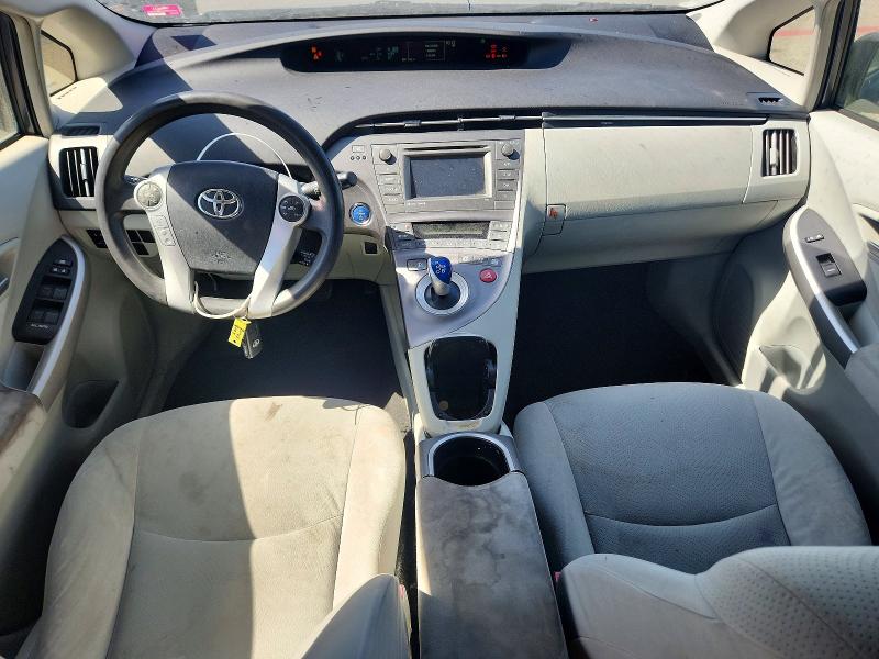2013 Toyota Prius VIN JTDKN3DUXD1673094 COPART salvage auction — MECHANICAL, Ca - Cert Of Title-Salvaged, sold $2,250 on 2026-07-14 (photo 8)