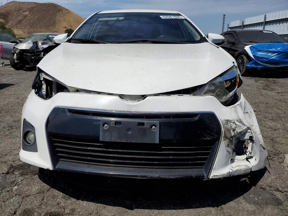 2016 Toyota Corolla VIN 5YFBURHE3GP543344 COPART salvage auction — FRONT END, Ca - Salvage Certificate, sold $2,950 on 2026-07-30 (photo 5)