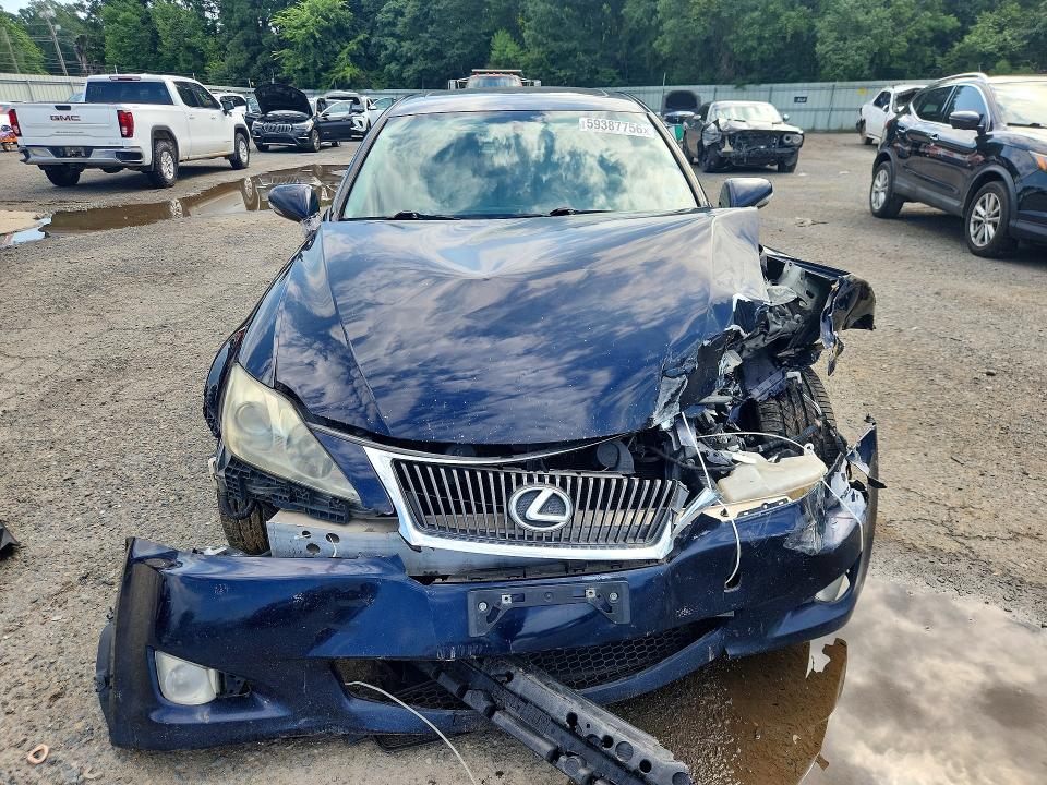 2010 Lexus Is VIN JTHBF5C20A5110700 COPART salvage auction — FRONT END, La - Cert Of Title-Salvage, sold $10 on 2026-07-23 (photo 6)