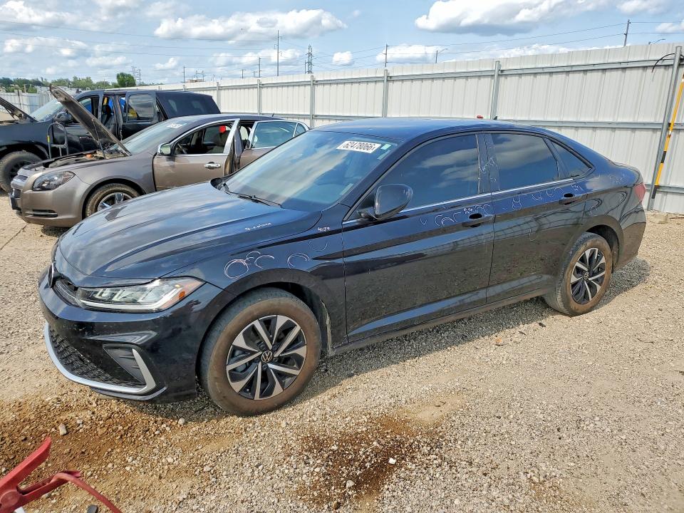 2025 Volkswagen Jetta VIN 3VW5X7BU8SM025929 — COPART salvage auction photo