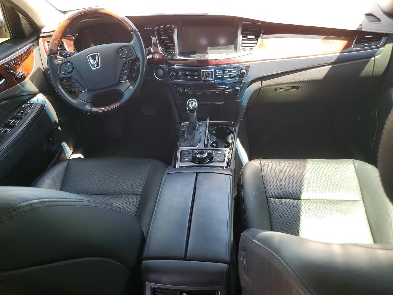 2016 Hyundai Equus VIN KMHGH4JH3GU105794 COPART salvage auction — FRONT END, AZ - CERT OF TITLE - SALVAGE, sold $1,600 on 2026-07-24 (photo 8)