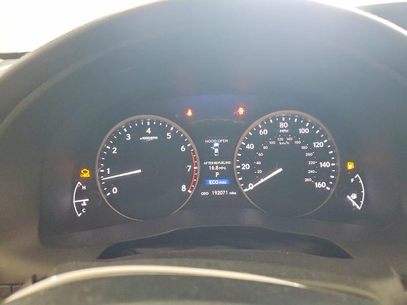 2013 Lexus ES VIN JTHBK1GG3D2075215 COPART salvage auction — MINOR DENT/SCRATCHES, Nc - Dealer Only Clean Title, sold $4,600 on 2026-07-28 (photo 9)