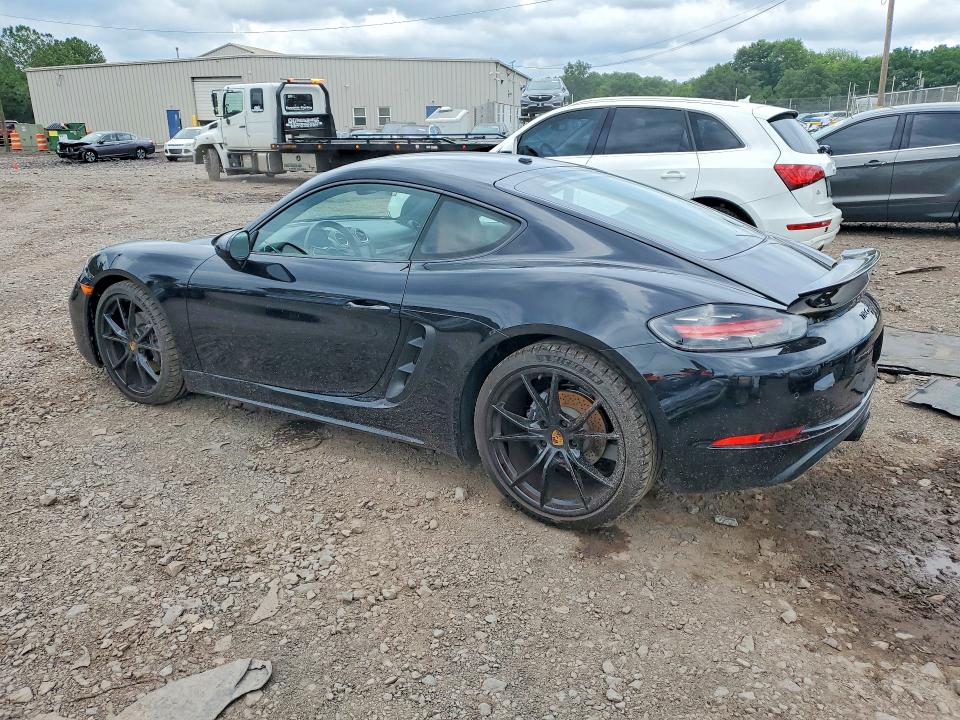 2021 Porsche Cayman VIN WP0AA2A80MS260491 COPART salvage auction — ALL OVER, PA - CERTIFICATE OF SALVAGE, sold $29,250 on 2026-08-17 (photo 2)