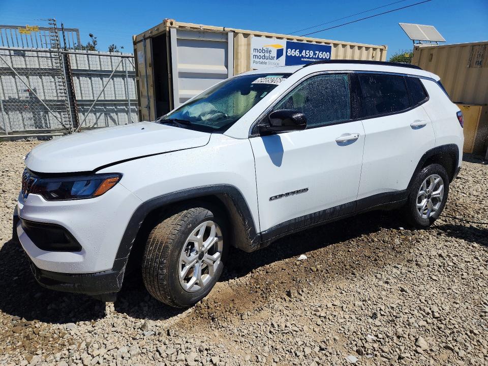 2025 Jeep Compass VIN 3C4NJDBN1ST547478 COPART salvage auction — FRONT END, Ca - Non-Repairable Vehicle Cert, sold $3,050 on 2026-07-29 (photo 1)