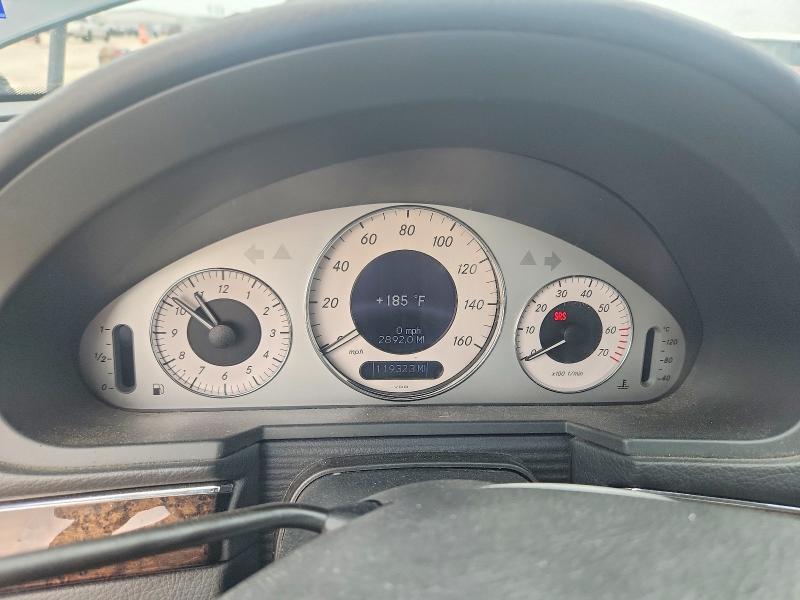 2004 Mercedes-benz E-class VIN WDBUF70J44A514143 COPART salvage auction — FRONT END, TX - CERTIFICATE OF TITLE, sold $425 on 2026-07-30 (photo 9)