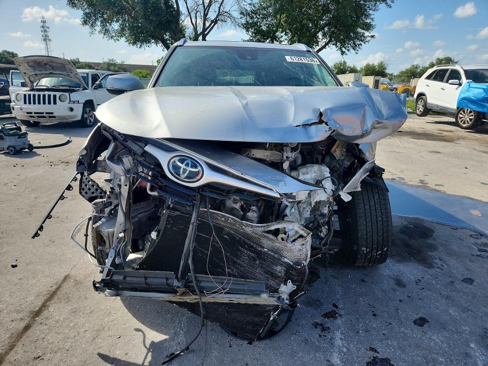 2020 Toyota Highlander VIN 5TDGZRAH6LS501232 COPART salvage auction — FRONT END, Fl - Certificate Of Destruction, sold $10 on 2026-07-28 (photo 5)