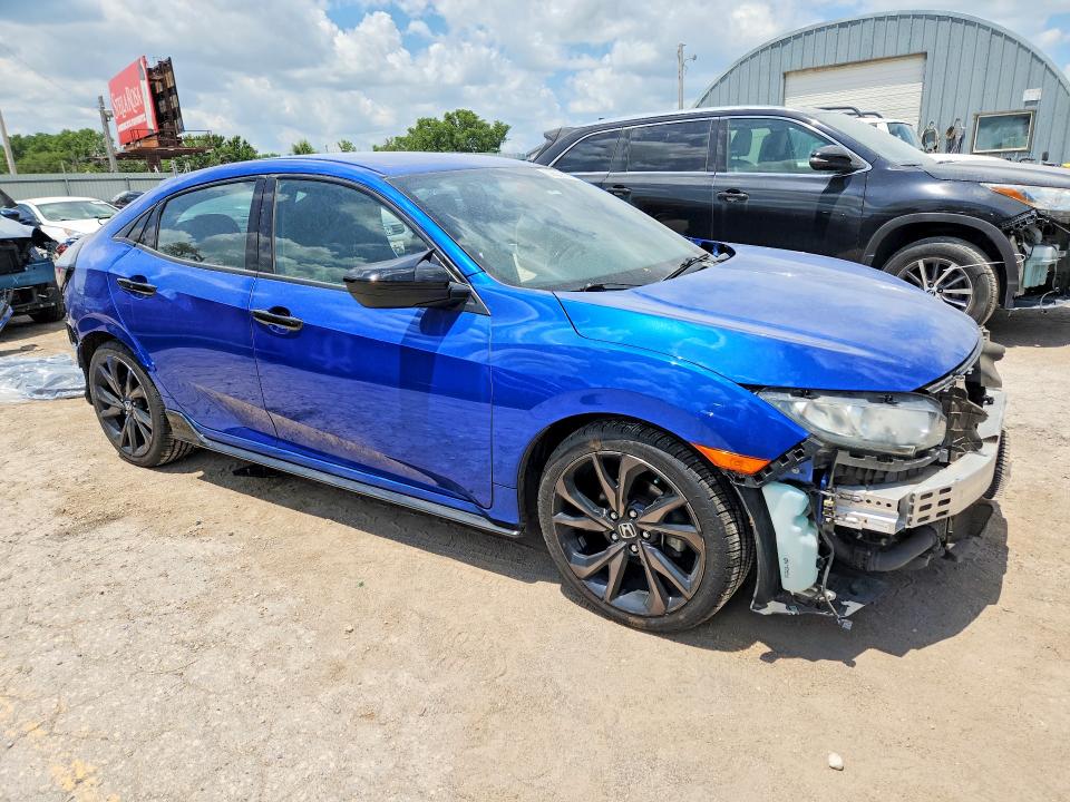 2017 Honda Civic VIN SHHFK7H47HU202754 COPART salvage auction — SIDE, Ks - Cert Of Title-Salvage, sold $250 on 2026-07-29 (photo 4)