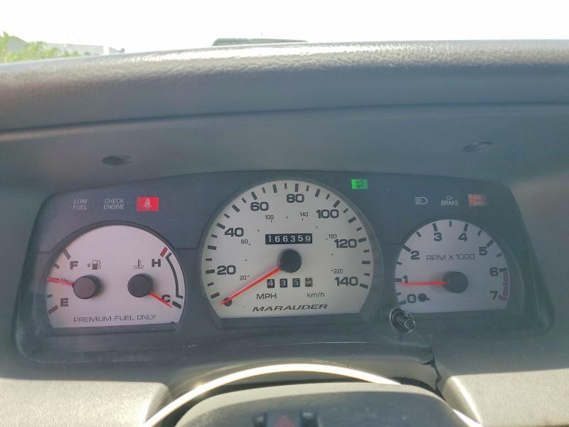 2003 Mercury Marauder VIN 2MEHM75V83X616859 COPART salvage auction — SIDE, FL - CERT OF TITLE SLVG REBUILDABLE, sold $1,300 on 2026-07-24 (photo 9)
