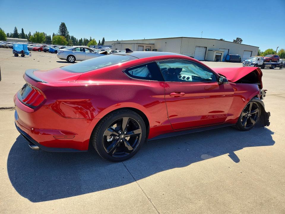 2021 Ford Mustang VIN 1FA6P8TH7M5126246 COPART salvage auction — FRONT END, Or - Salvage Title Certificate, sold $3,499 on 2026-09-27 (photo 3)