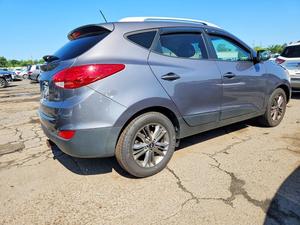 2014 Hyundai Tucson VIN KM8JUCAG5EU848179 COPART salvage auction — MECHANICAL, Ct - Certificate Of Title, sold $1,350 on 2026-07-24 (photo 3)