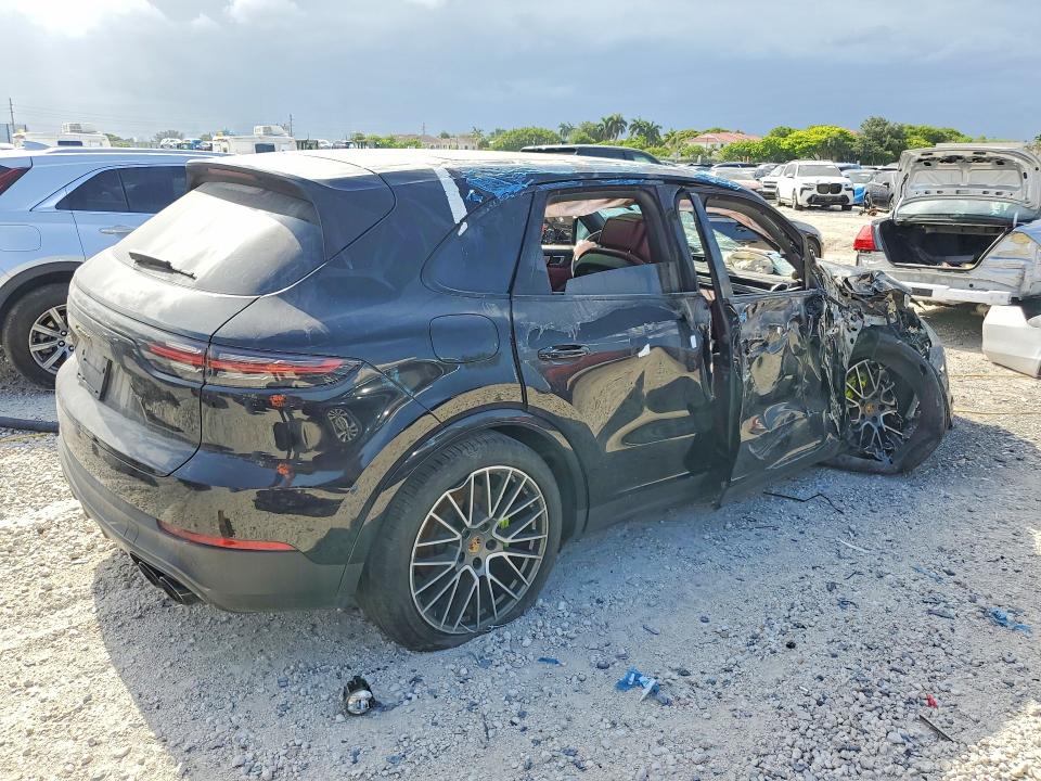 2023 Porsche Cayenne VIN WP1AE2AY1PDA12004 COPART salvage auction — FRONT END, VA - CERTIFICATE OF TITLE (P), sold $2,600 on 2026-07-31 (photo 3)