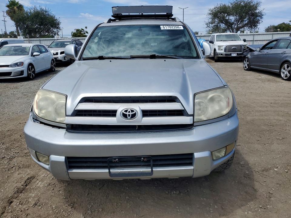 2003 Toyota 4runner VIN JTEBT17RX30003191 COPART salvage auction — FRONT END, CA - DIS/DLR/EXP ONLY CLEAN TITLE, sold $3,700 on 2026-07-24 (photo 5)