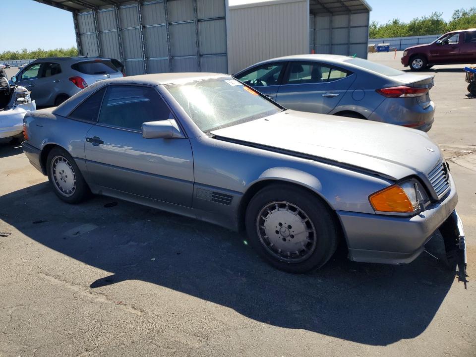1990 Mercedes-benz Sl-klasse VIN WDBFA66E7LF011557 COPART salvage auction — FRONT END, Ca - Salvage Certificate, sold $2,300 on 2026-07-30 (photo 4)