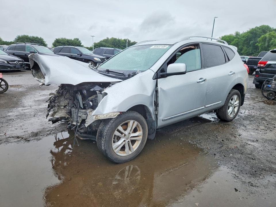 2012 Nissan Rogue VIN JN8AS5MV8CW375142 COPART salvage auction — FRONT END, Ma - Cert Of Title-Salvage, sold $450 on 2026-07-23 (photo 1)