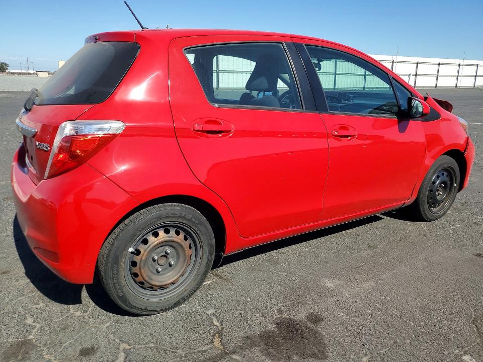 2014 Toyota Yaris VIN VNKKTUD30EA007924 COPART salvage auction — FRONT END, CA - SALVAGE CERTIFICATE, sold $1,900 on 2026-07-20 (photo 3)