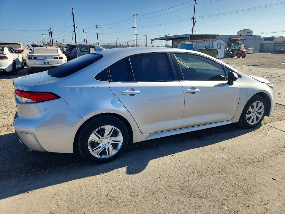 2020 Toyota Corolla VIN JTDEPRAE9LJ080025 COPART salvage auction — FRONT END, Ca - Salvage Certificate, sold $5,600 on 2026-07-27 (photo 3)