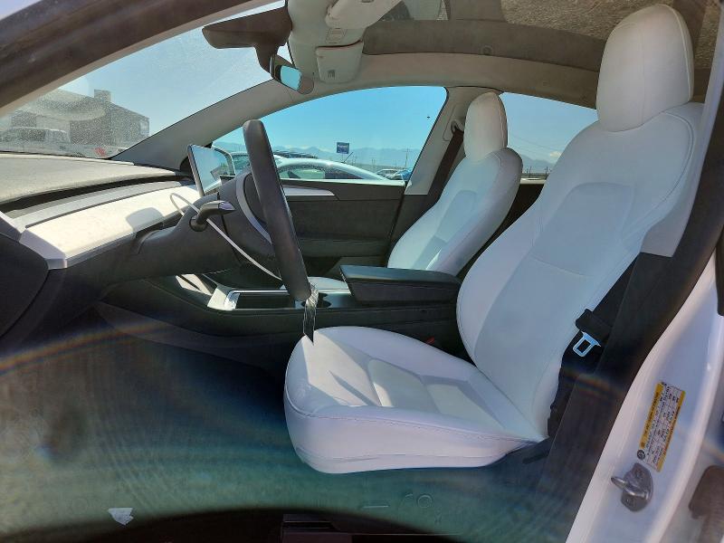 2022 Tesla Model y VIN 7SAYGDEE1NF523145 COPART salvage auction — REAR END, Ut - Salvage Certificate, sold $12,000 on 2026-07-28 (photo 7)