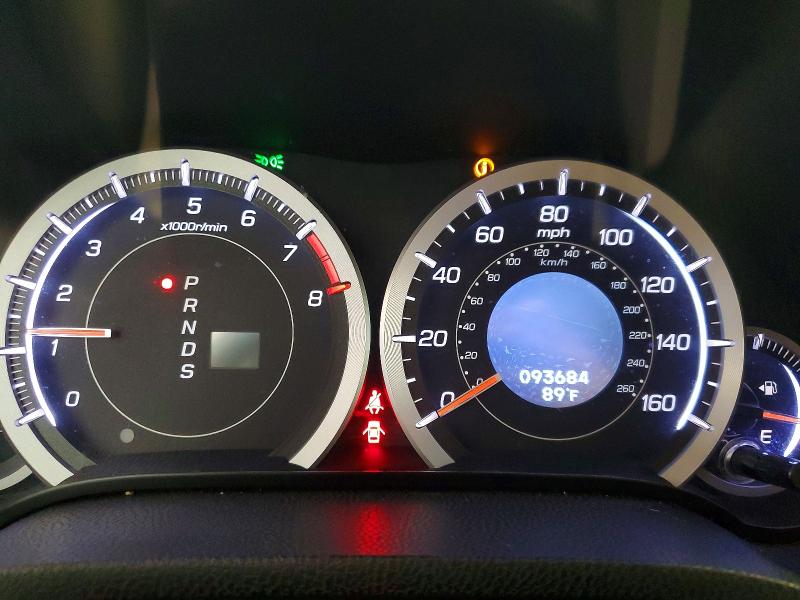 2011 Acura Tsx VIN JH4CU2F67BC007309 COPART salvage auction — NORMAL WEAR, Fl - Cert Of Title Slvg Rebuildable, sold $825 on 2026-07-29 (photo 9)
