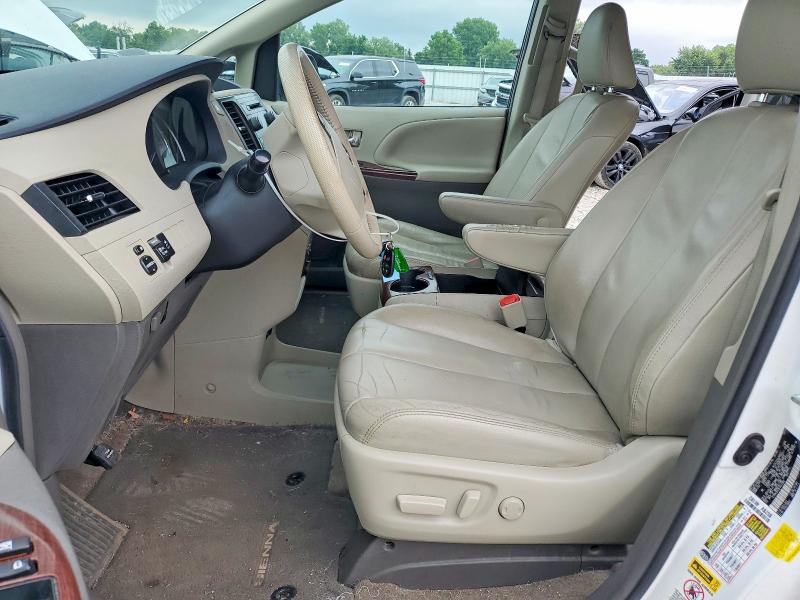 2014 Toyota Sienna VIN 5TDYK3DC3ES444268 COPART salvage auction — FRONT END, OH - CERT OF TITLE-SALVAGE, sold $750 on 2026-07-21 (photo 7)