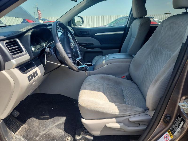2014 Toyota Highlander VIN 5TDZARFH3ES005803 COPART salvage auction — MECHANICAL, Oh - Certificate Of Title (P), sold $7,300 on 2026-07-27 (photo 7)