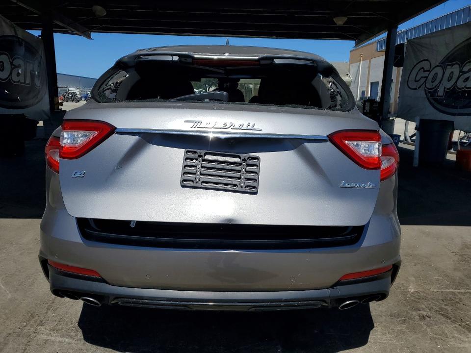 2019 Maserati Levante VIN ZN661XUS3KX320692 COPART salvage auction — REAR END, Ca - Salvage Certificate, sold $12,100 on 2026-08-11 (photo 6)