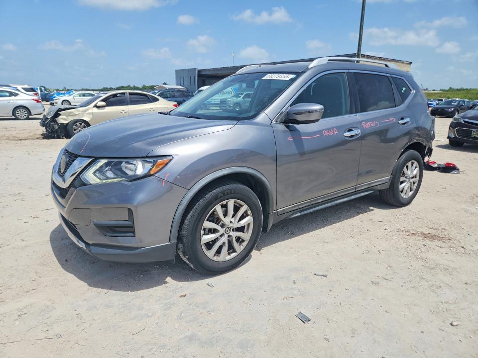 2018 Nissan Rogue VIN KNMAT2MT7JP590895 COPART salvage auction — REAR END, Fl - Cert Of Title Slvg Rebuildable, sold $2,350 on 2026-07-16 (photo 1)