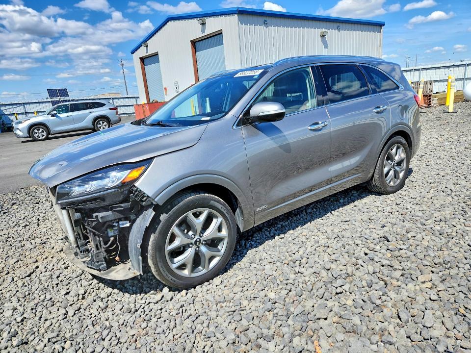 2019 Kia Sorento VIN 5XYPKDA55KG551497 COPART salvage auction — FRONT END, Wa - Bill Of Sale, sold $3,300 on 2026-07-08 (photo 1)