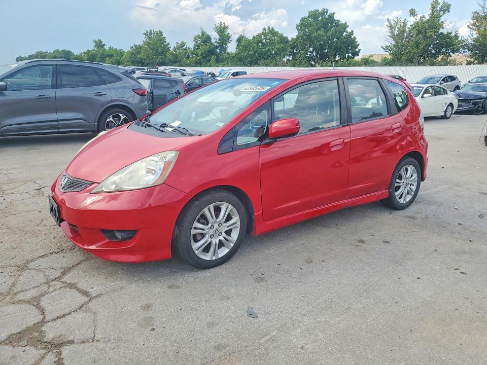 2011 Honda Fit VIN JHMGE8H59BC026644 COPART salvage auction — HAIL, Mo - Cert Of Title-Prior Salvage, sold $275 on 2026-07-31 (photo 1)