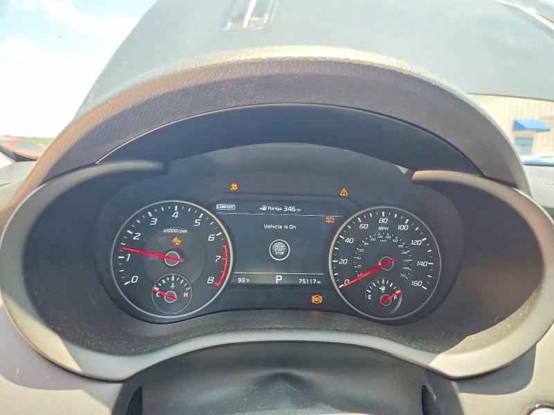 2018 Kia Stinger VIN KNAE25LAXJ6014226 COPART salvage auction — FRONT END, Fl - Cert Of Title Slvg Rebuildable, sold $7,300 on 2026-08-21 (photo 9)