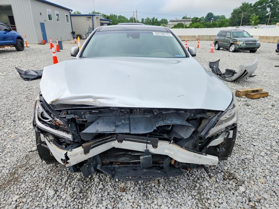 2015 Hyundai VIN KMHGN4JEXFU039113 COPART salvage auction — FRONT END, Oh - Cert Of Title-Salvage, sold $2,200 on 2026-07-14 (photo 5)