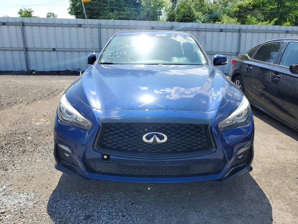 2018 Infiniti Q50 VIN JN1EV7AR0JM611897 COPART salvage auction — MECHANICAL, On - Permit Salvage (P), sold $125 on 2026-07-28 (photo 5)