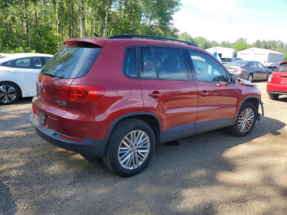 2016 Volkswagen Tiguan VIN WVGJV7AX3GW071383 COPART salvage auction — FRONT END, ON - PERMIT SALVAGE, sold $500 on 2026-07-28 (photo 3)