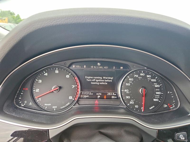 2018 Audi Q7 VIN WA1AAAF76JD005400 COPART salvage auction — MINOR DENT/SCRATCHES, MO - CERTIFICATE OF TITLE, sold $9,800 on 2026-08-01 (photo 9)