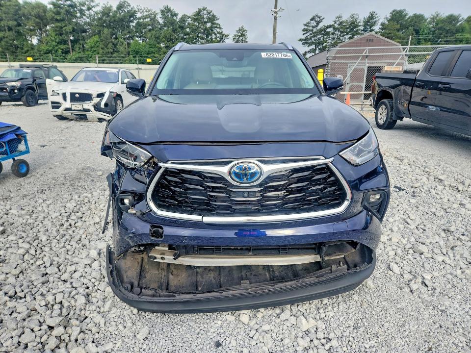 2021 Toyota Highlander VIN 5TDDBRCH0MS528075 COPART salvage auction — FRONT END, GA - CERT OF TITLE-SALVAGE, sold $21,800 on 2026-08-25 (photo 5)